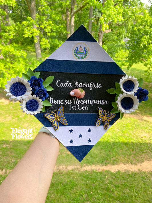 Graduation Cap Honduras & Salvador