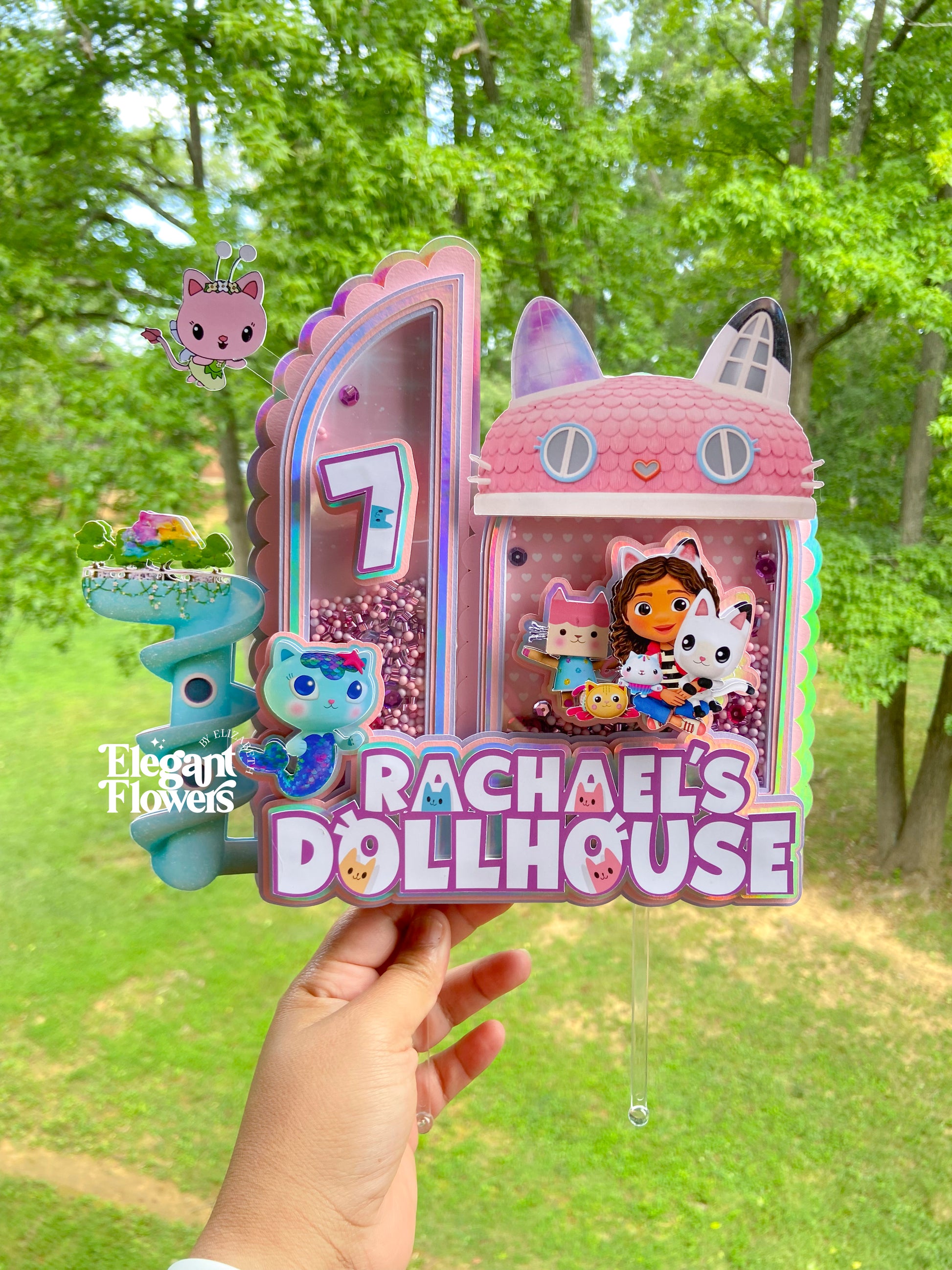 La casa de muñecas de Piñata Gabby – Elegant Flowers by Elizabeth